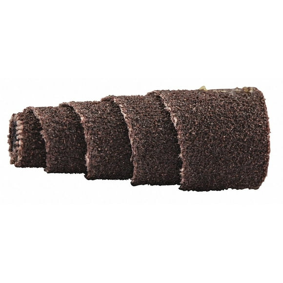 Pack of 100 Roll 5/8 Diameter x 1-1/2 Length Aluminum Oxide Grit 80 1/8 Arbor Merit Abrasive Cartridge Roll Pack of 100 Roll 5/8 Diameter x 1-1/2 Length Aluminum Oxide Grit 80 1/8 Arbor Merit Abrasive Cartridge Roll